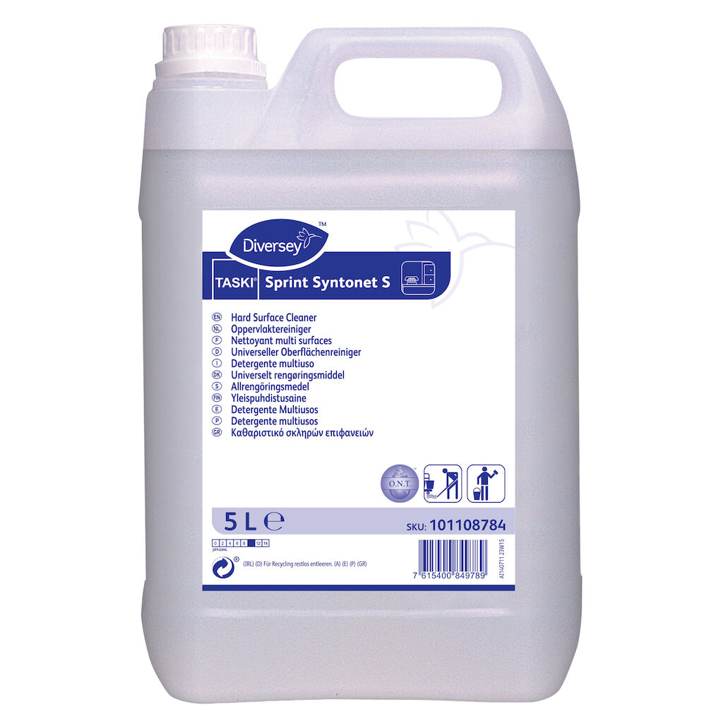 TASKI Sprint Syntonet S 2x5L - Detergente per superfici lavabili e plastiche